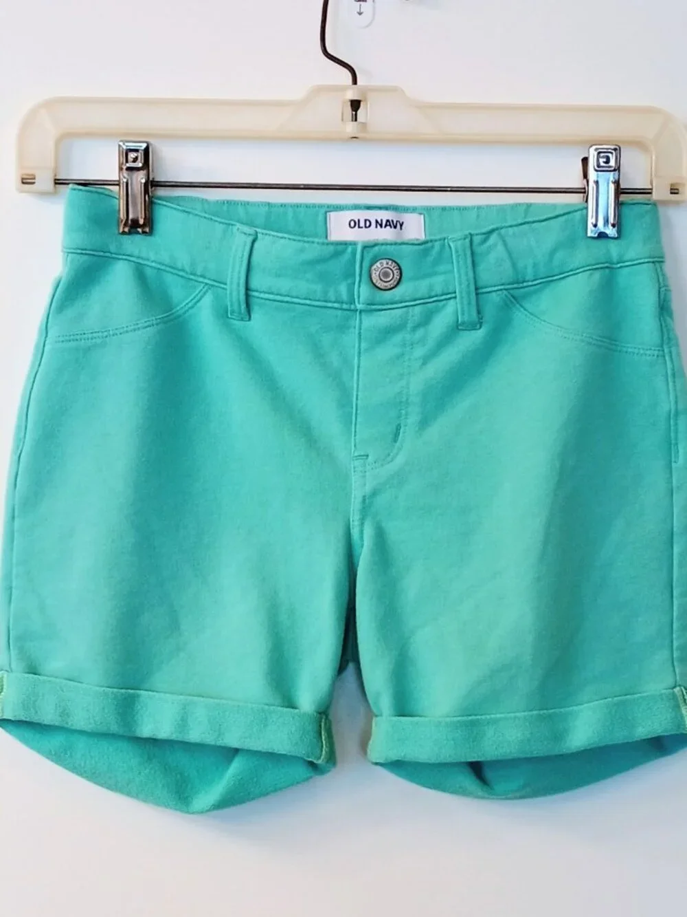 Girls Shorts Bundle Size L (10-12) Old Navy Teal Green & Member's Mark Purple